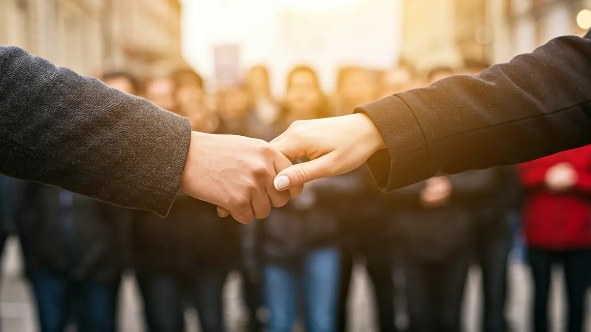 Imagen genérica de manos entrelazadas simbolizando apoyo e inclusión.