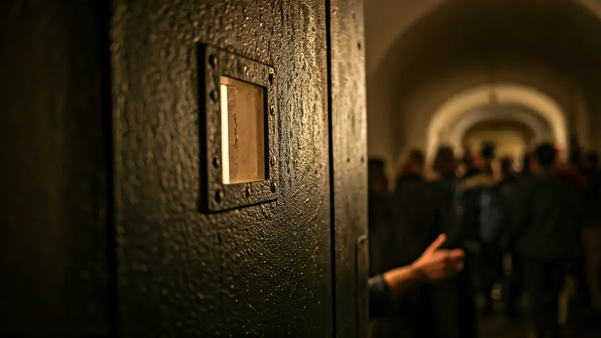 Generic image of a prison cell door.