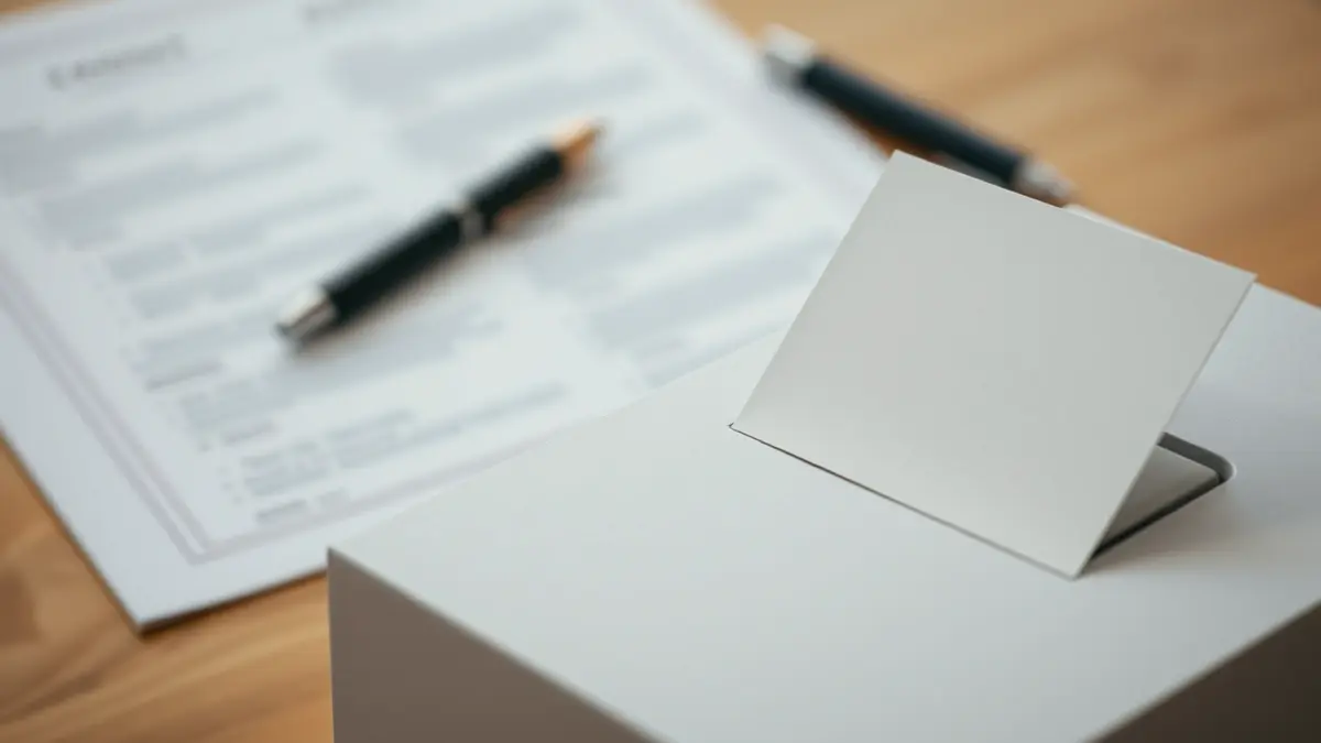 Generic image of a ballot box with official documents.