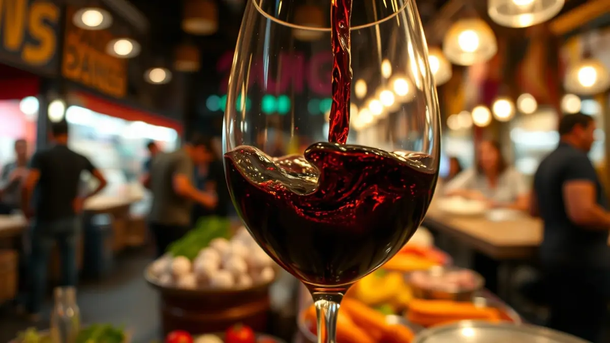 Imagen genérica de una copa de vino en un ambiente gastronómico.