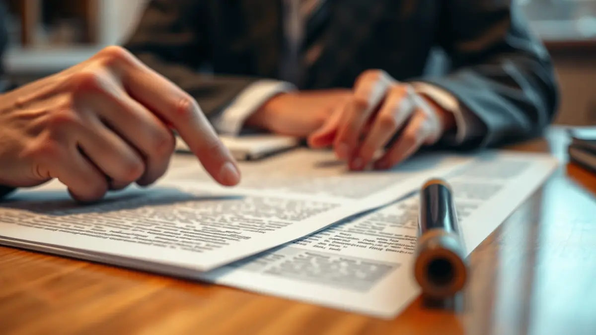 Imagen genérica de documentos oficiales siendo revisados en un escritorio.