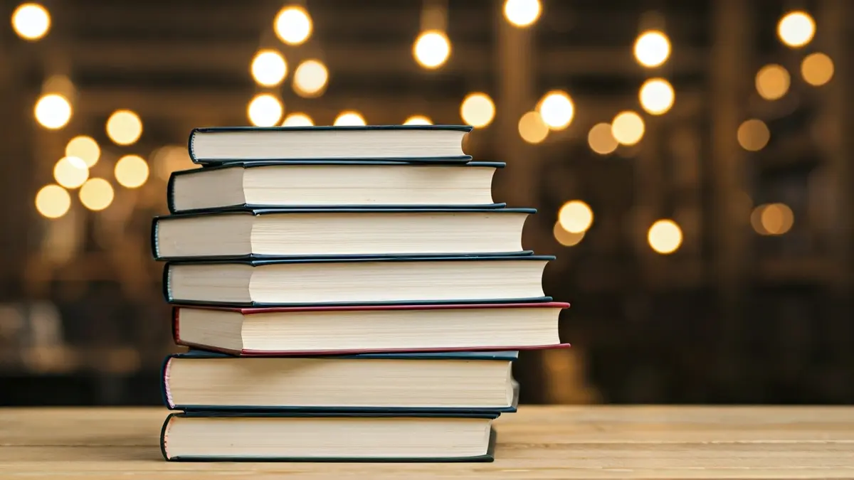 Imagen genérica de libros de fantasía, terror y ciencia ficción.