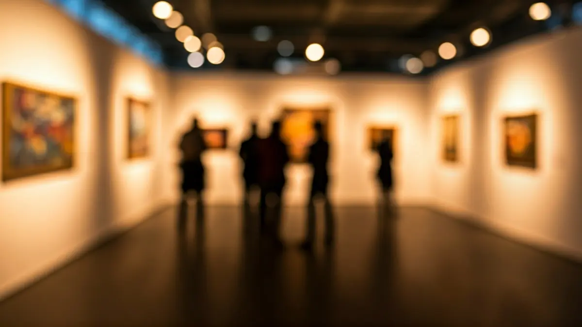 Imagen genérica de una exposición de arte en una galería.