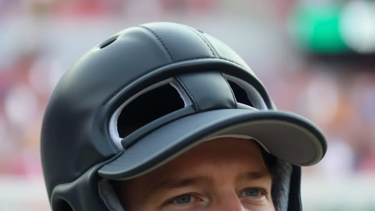 Imagen de una gorra con protección interna, incautada a grupos radicales.