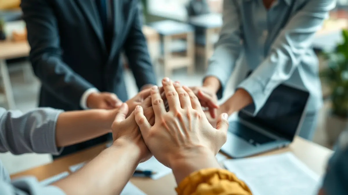 Imagen genérica de personas colaborando en un entorno de oficina, simbolizando orientación profesional.