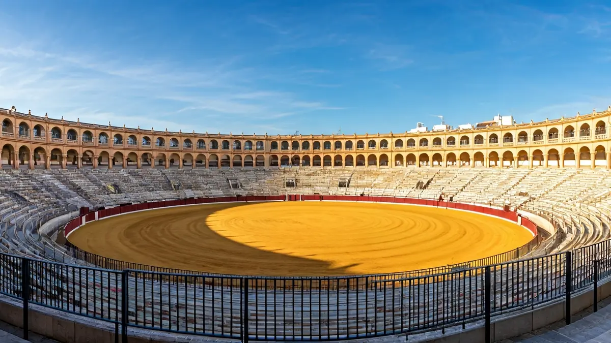 Image of the Córdoba bullring, venue for the Califas Fest.