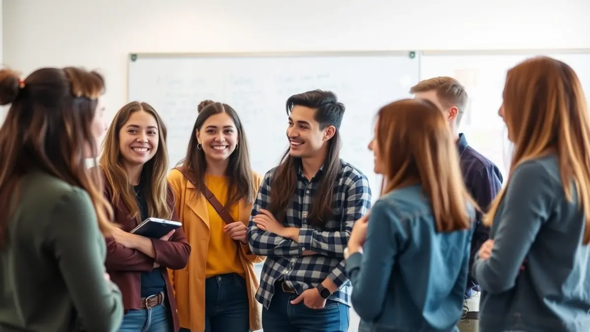 Imagen genérica de jóvenes participando en un taller de emprendimiento.