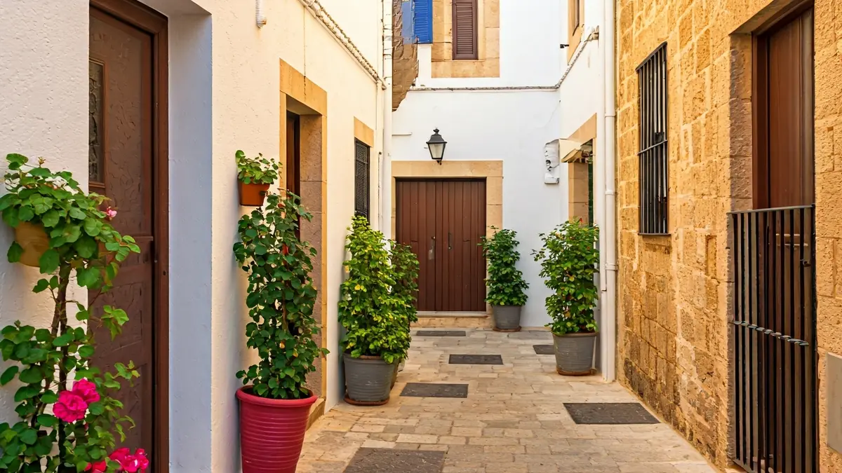 Image of a narrow, authentic street in Córdoba's historic center.