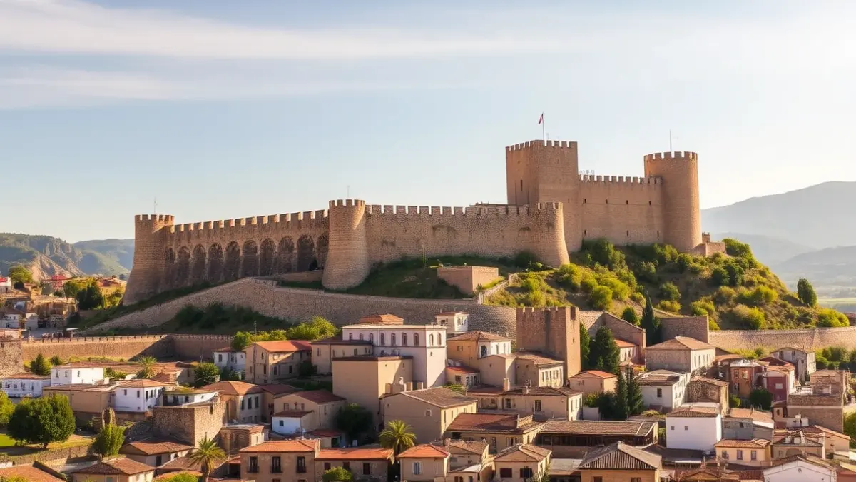 Fortress of La Mota in Alcalá la Real, Jaén