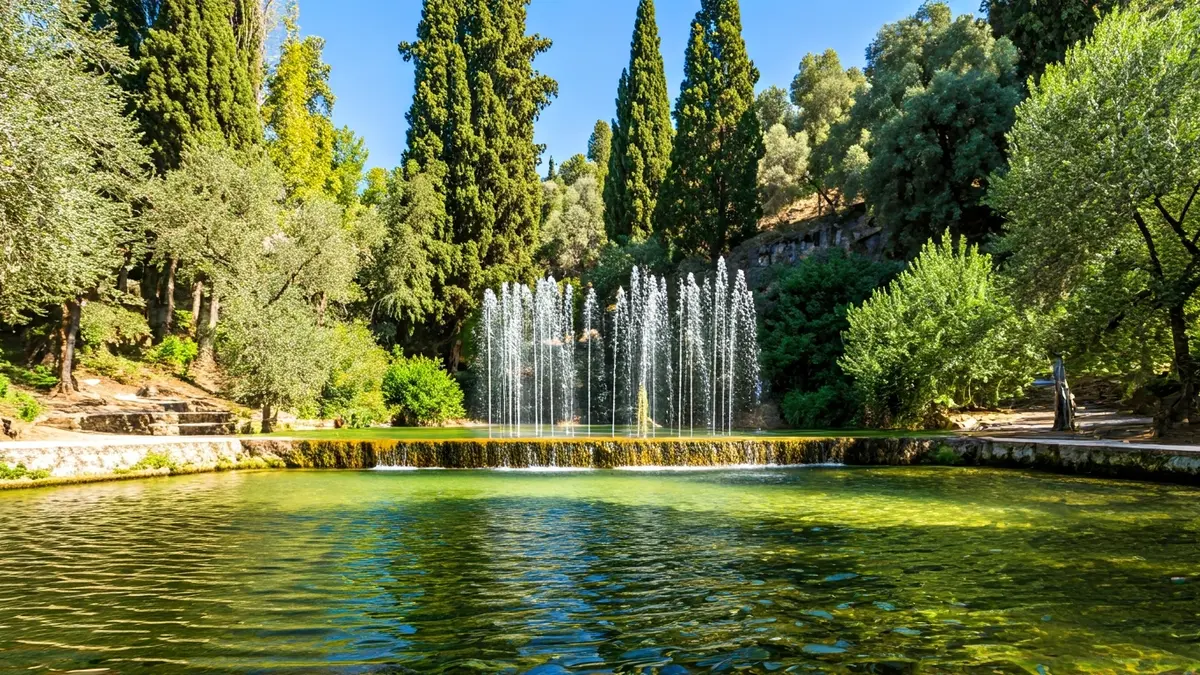 Imagen de la Fuente de los Cien Caños en Villanueva del Trabuco, Málaga.