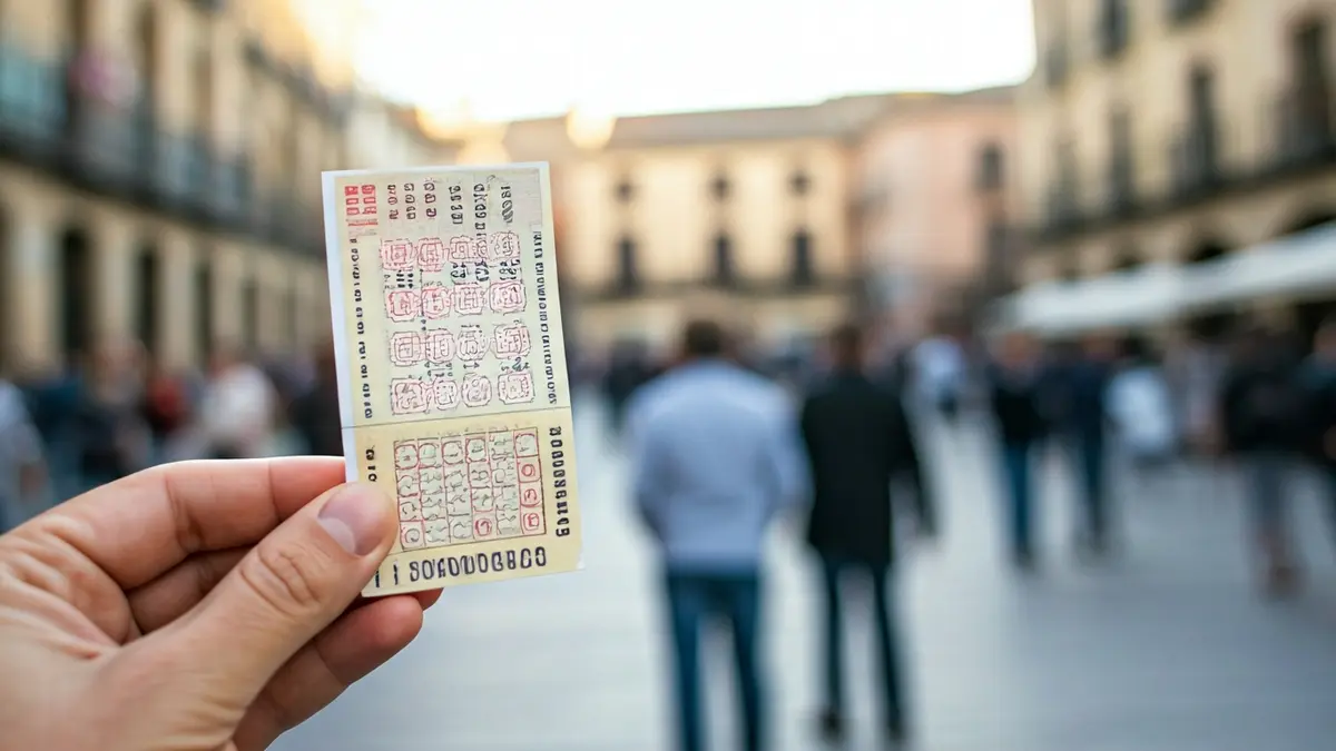 Generic image of an ONCE lottery ticket.