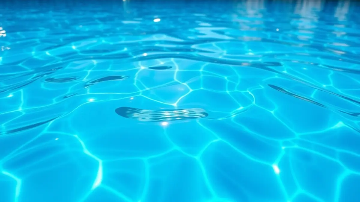 Imagen genérica de una piscina de verano con agua cristalina.