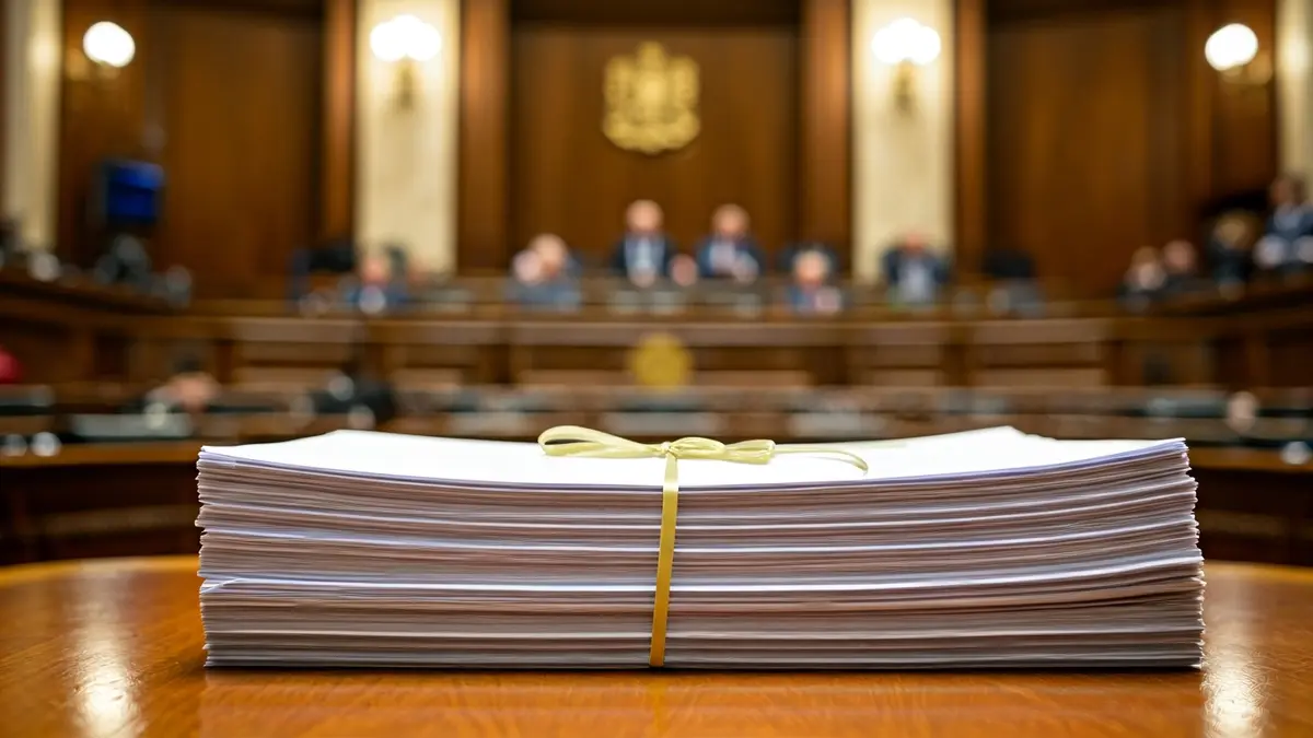 Imagen genérica de documentos o peticiones en un entorno institucional.