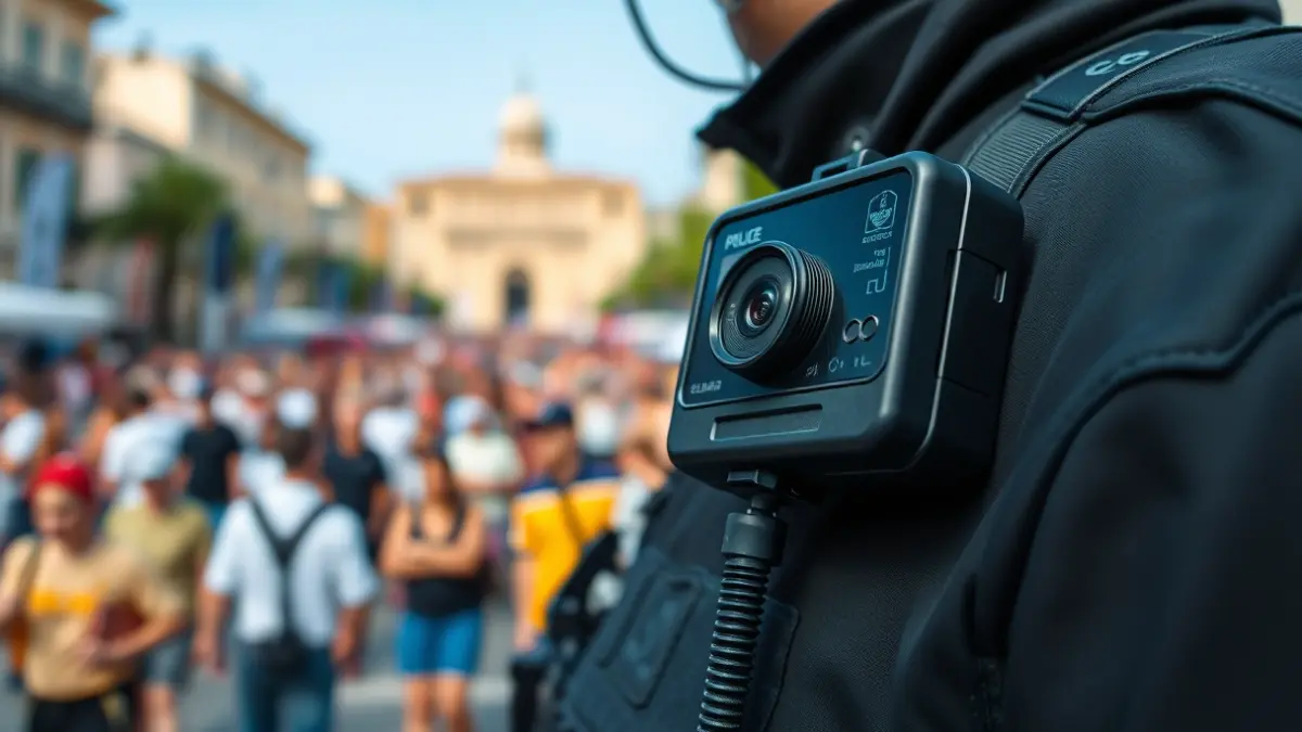 Cámara corporal de la Policía Local en El Puerto de Santa María