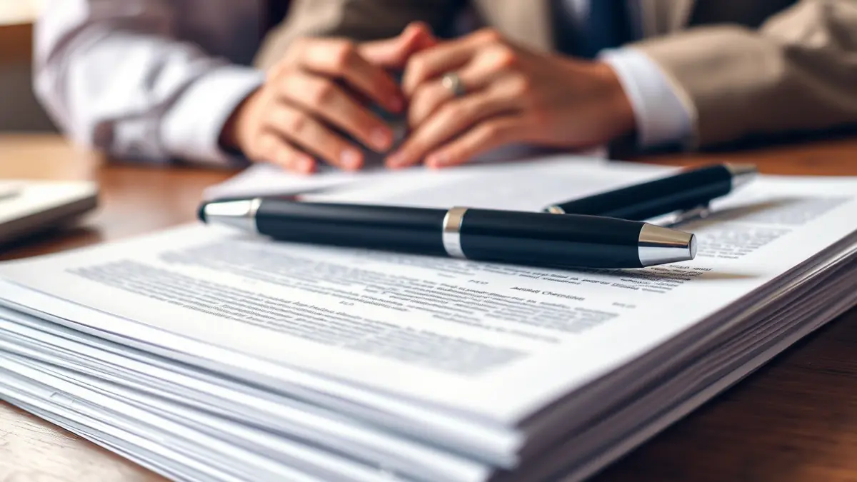 Generic image of administrative documents and procedures.