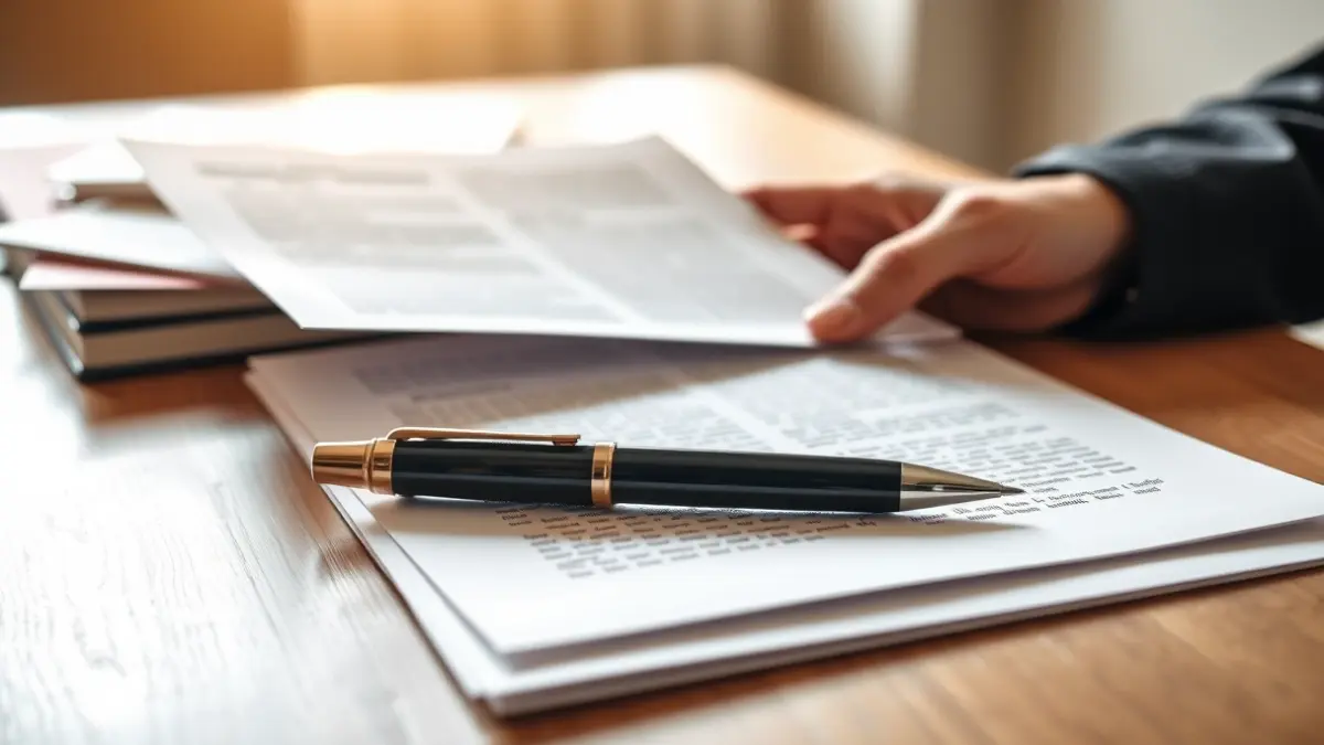 Imagen genérica de manos sosteniendo documentos oficiales, simbolizando trámites administrativos.