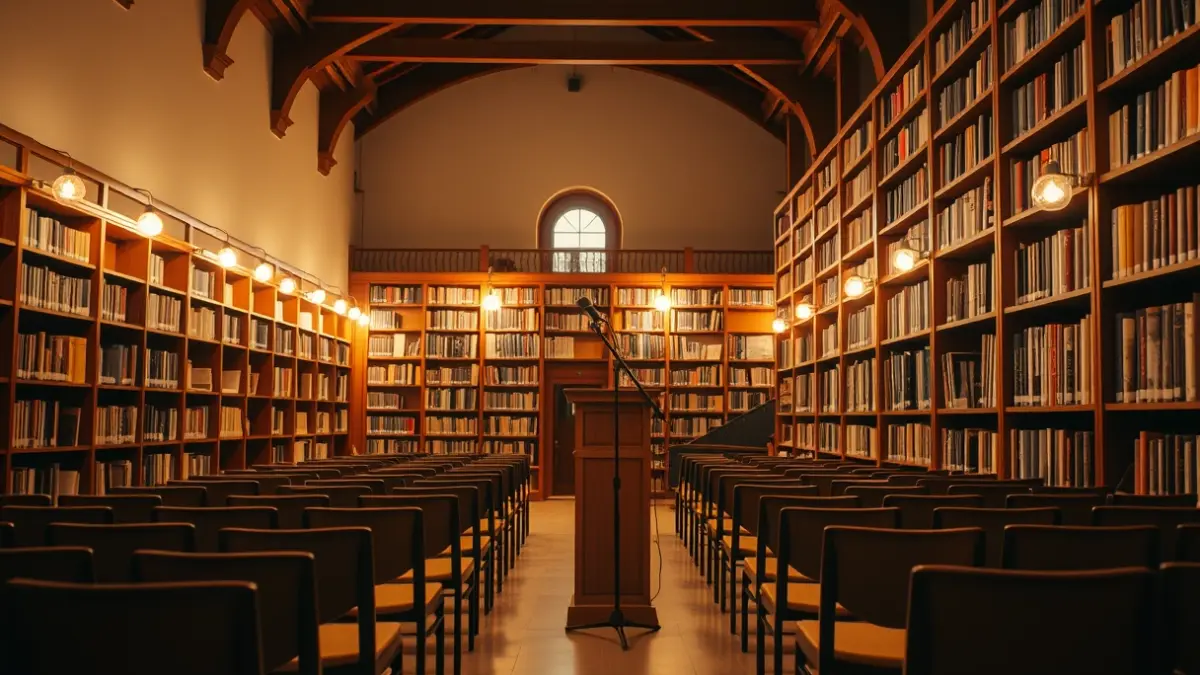 Generic image of a study or conference space at a university.
