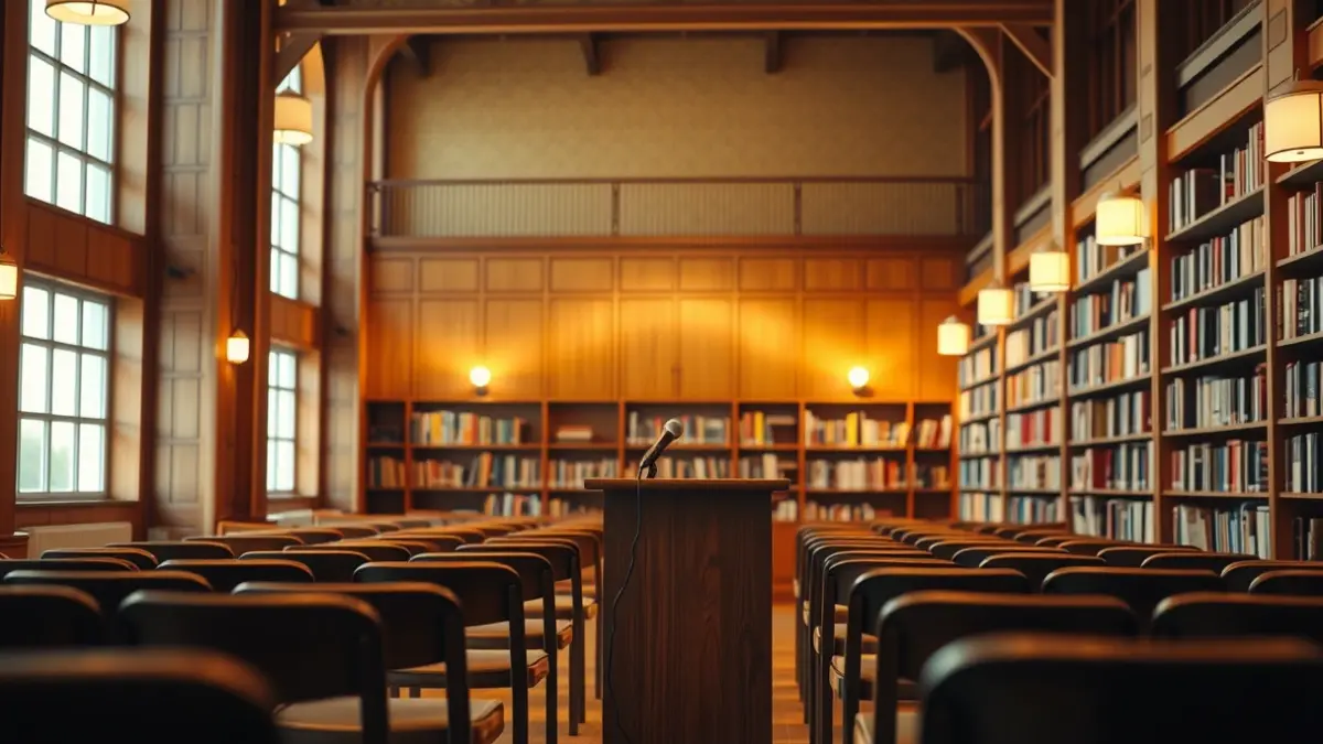 Generic image of a bookstore or reading space with books and a cozy atmosphere.