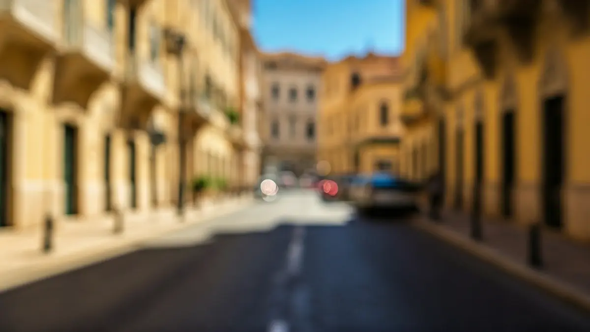 Generic image of a phone call in an urban setting.