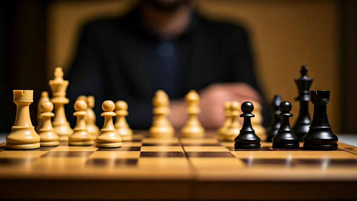 Imagen genérica de un tablero de ajedrez con piezas en juego.