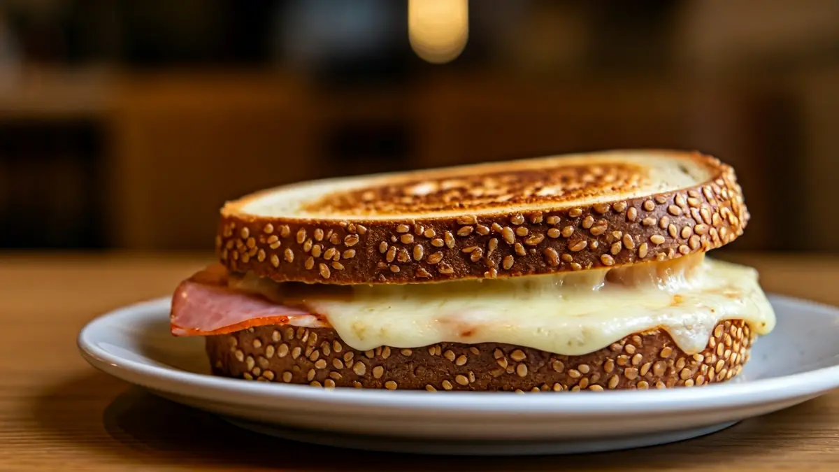 Imagen genérica de un sándwich mixto tostado.