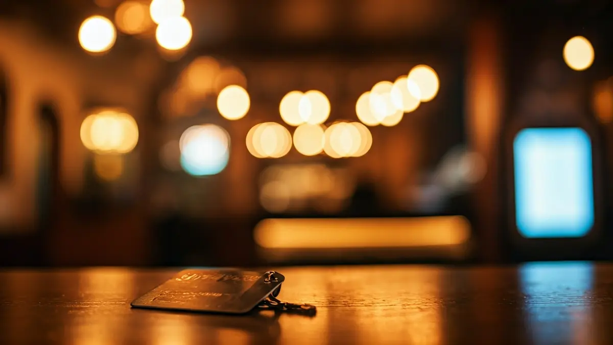 Imagen genérica de una tarjeta de acceso a un hotel, simbolizando la ocupación hotelera.