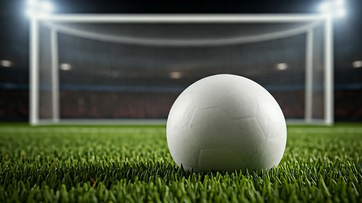 Imagen genérica de un balón de fútbol en el césped, simbolizando una lesión deportiva.