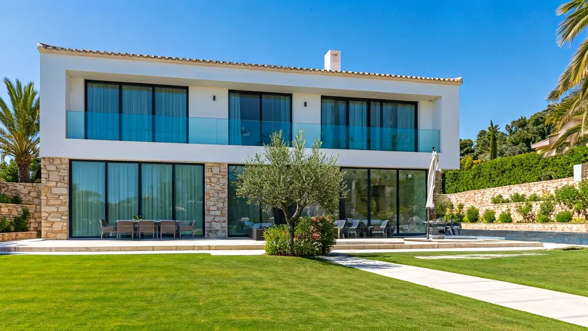 Villa de lujo en Marbella con diseño moderno y sostenible.