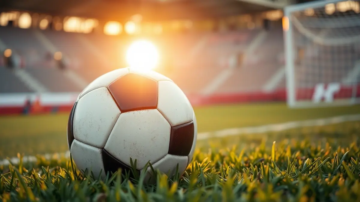 Imagen genérica de un balón de fútbol en un campo de césped.