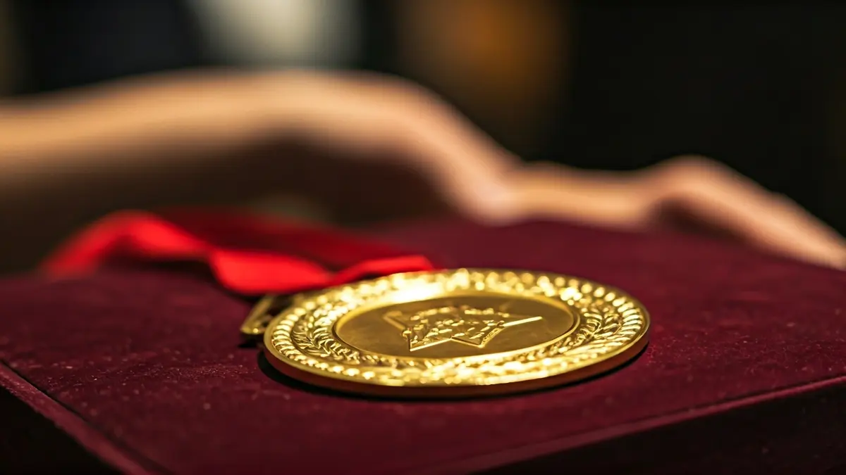 Imagen genérica de una medalla de oro, símbolo de reconocimiento.