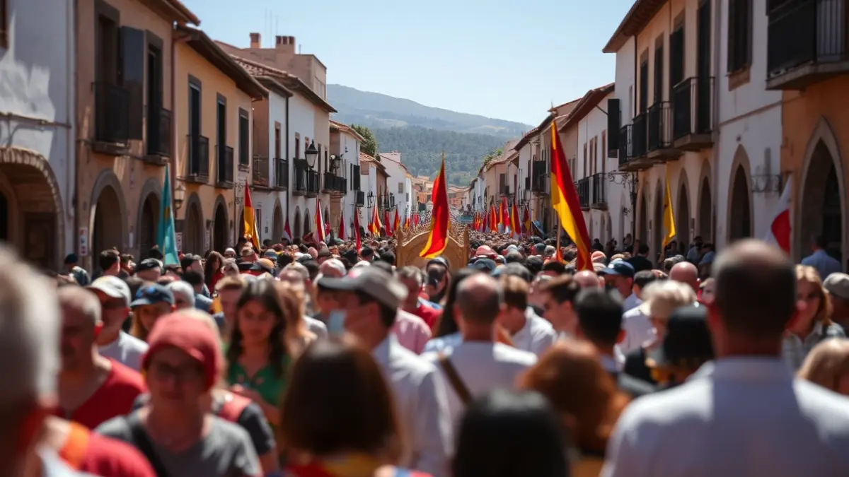 Imagen genérica de una romería tradicional en Andalucía.