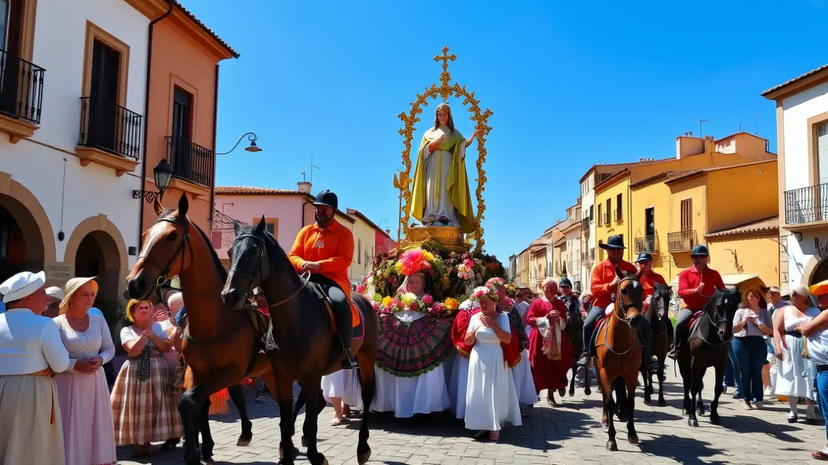 Imagen de la Romería de San Marcos en Puente Genil