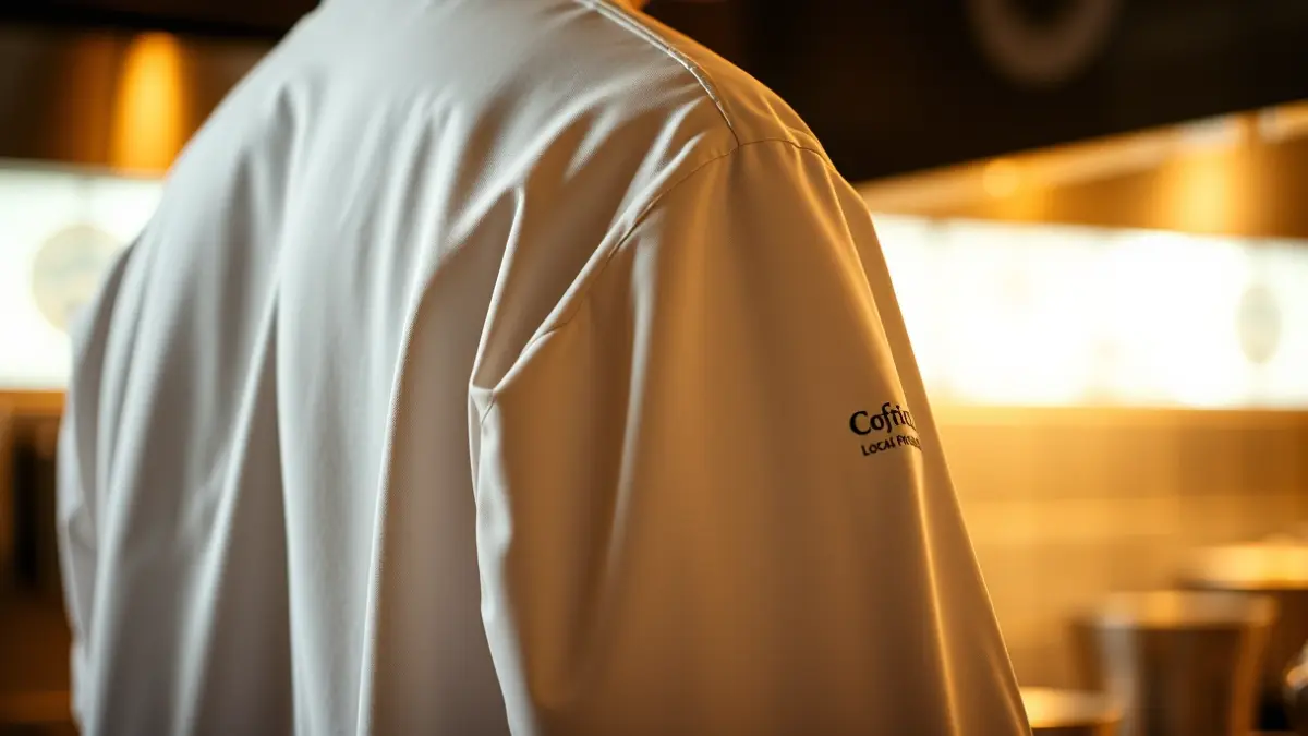 Generic image of a chef's jacket, symbolizing local gastronomy.