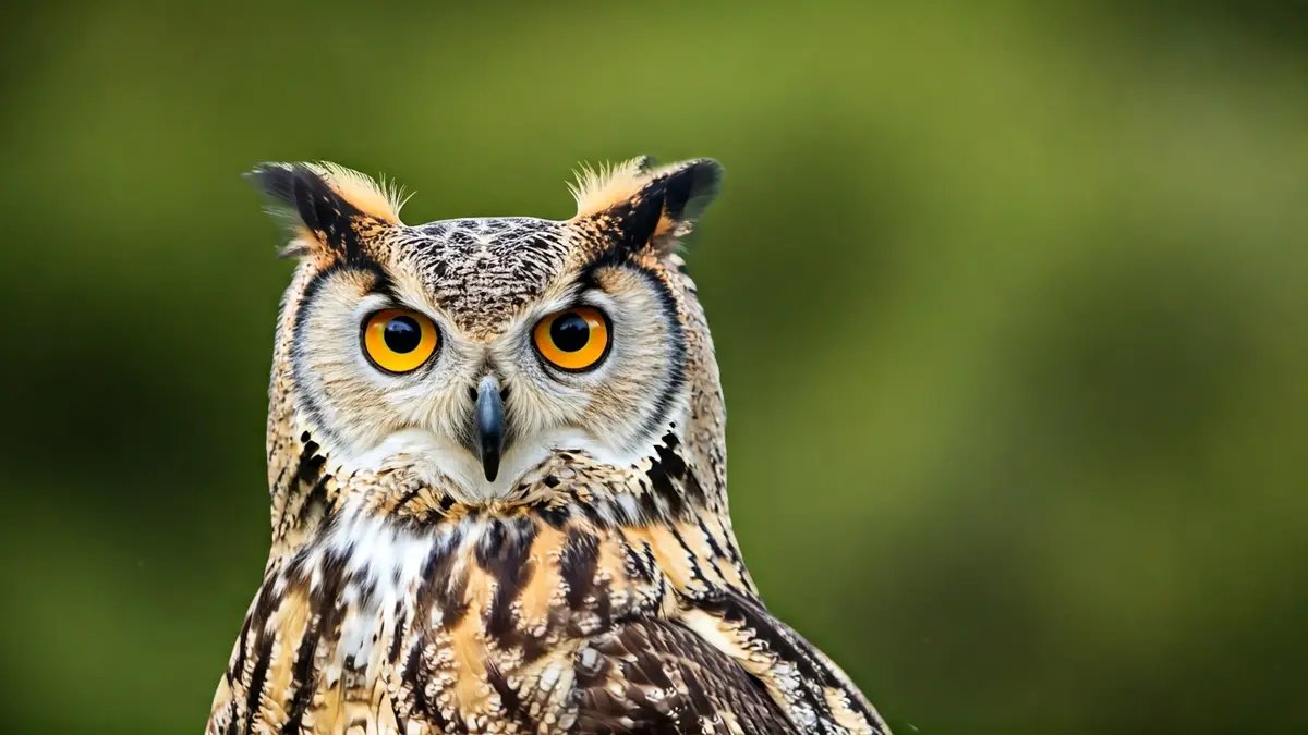 Image of a real owl in its natural habitat.