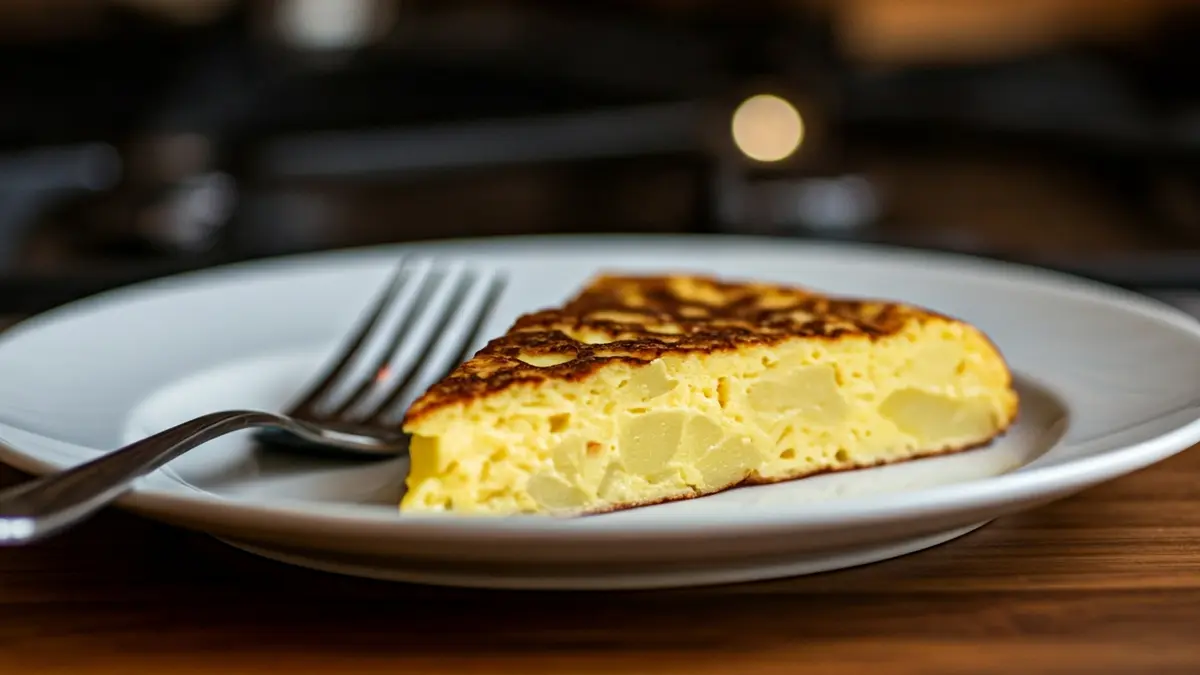 Imagen genérica de un pincho de tortilla de patatas.