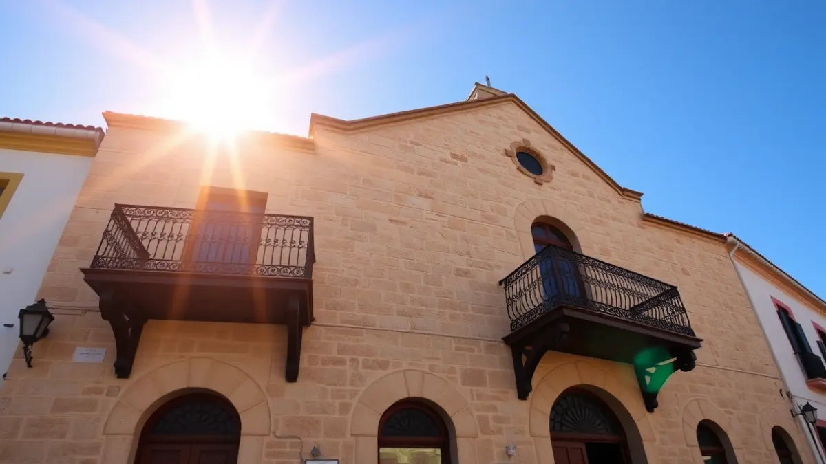 Fachada de un ayuntamiento andaluz, símbolo de la gestión pública.