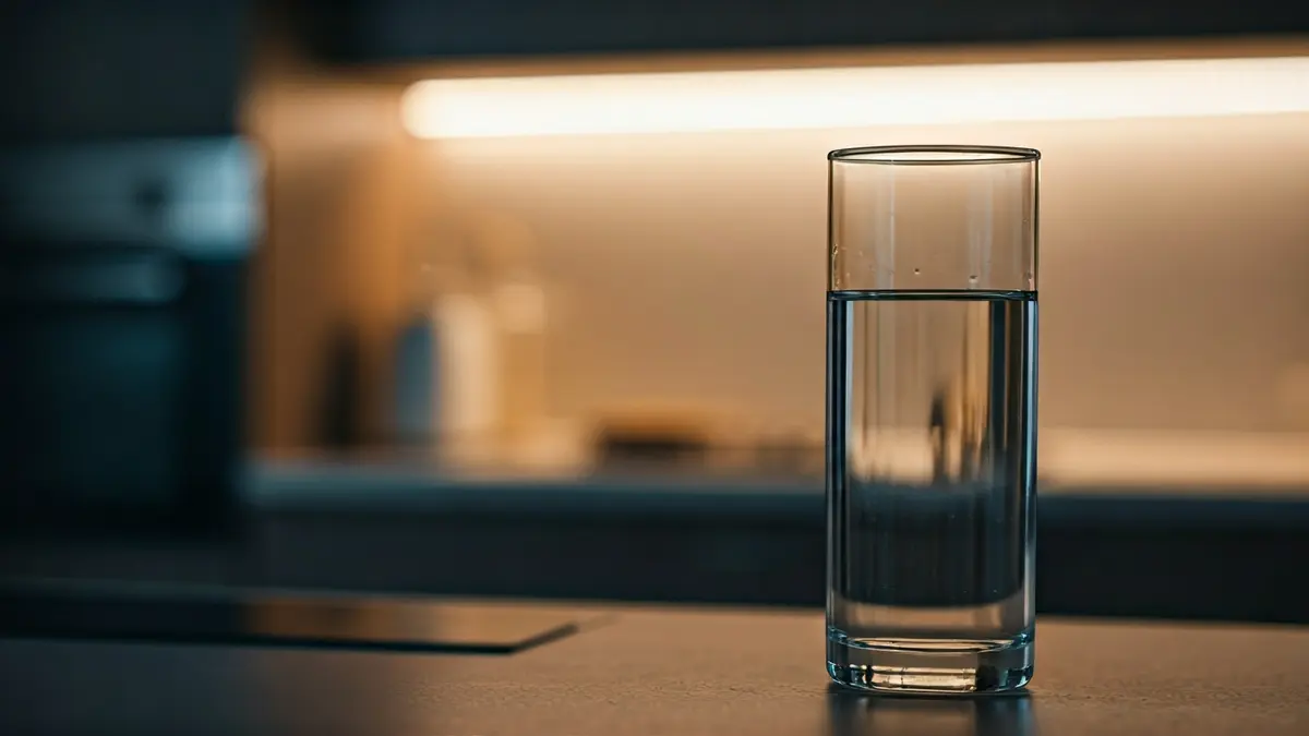 Generic image of a glass of tap water, symbolizing drinking water quality.