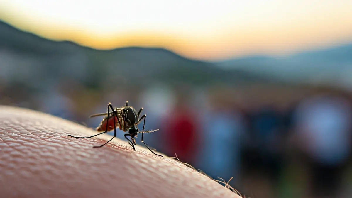 Generic image of a mosquito, symbolizing the transmission of diseases like the West Nile Virus.