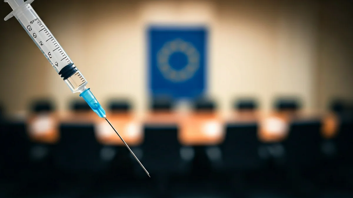 Imagen genérica de una jeringuilla médica, simbolizando la vacunación y la salud pública.