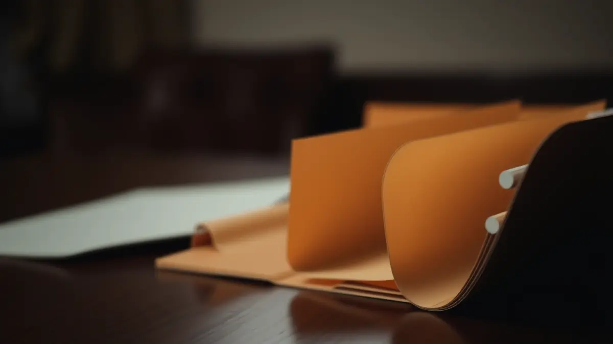 Imagen genérica de carpetas de archivo sobre un escritorio, simbolizando asuntos pendientes.