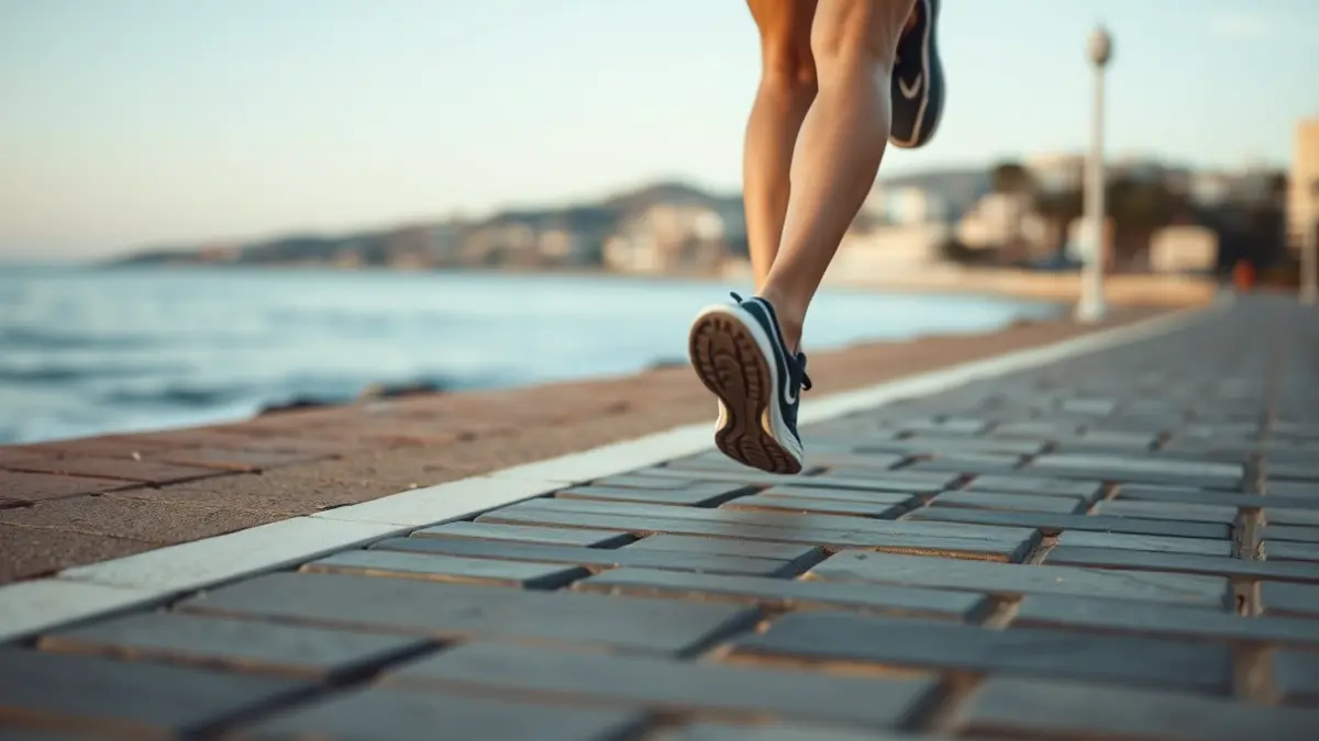 Generic image of a runner in a charity race.