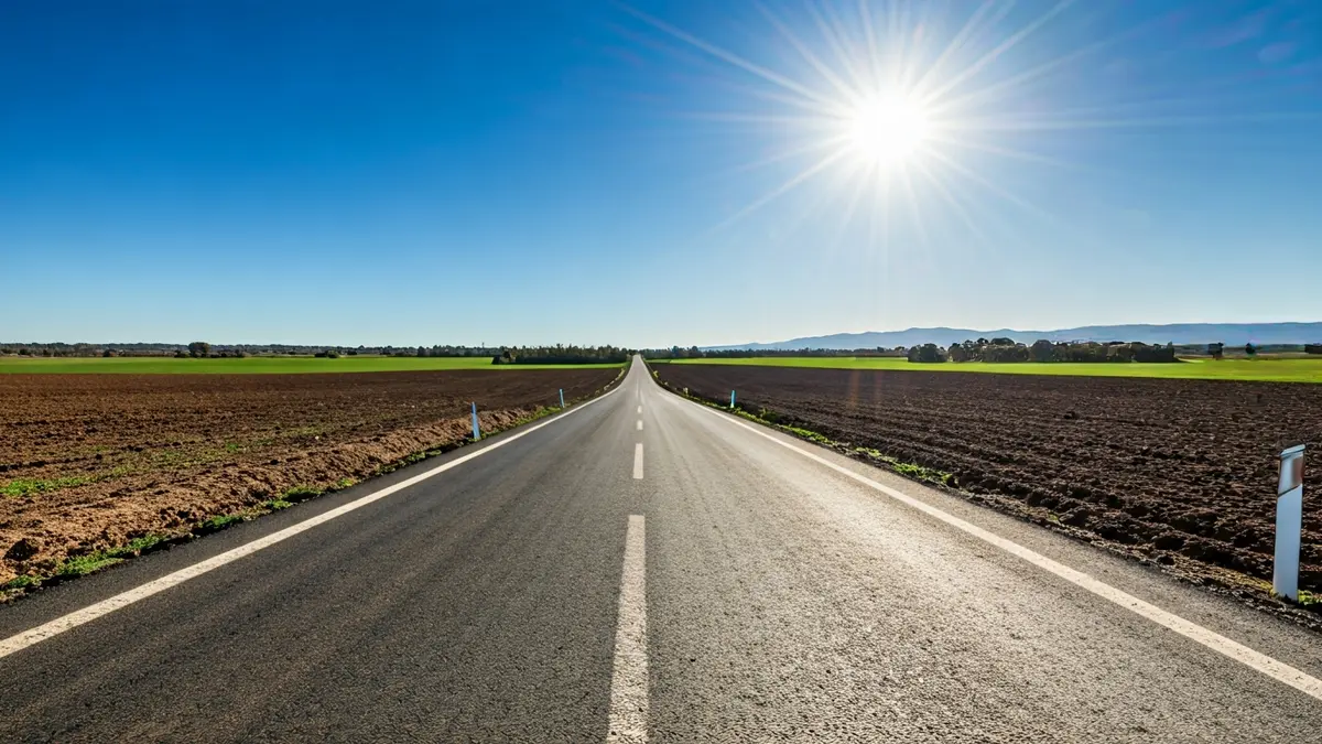 Imagen de un camino rural en Torrox, reparado tras los temporales.