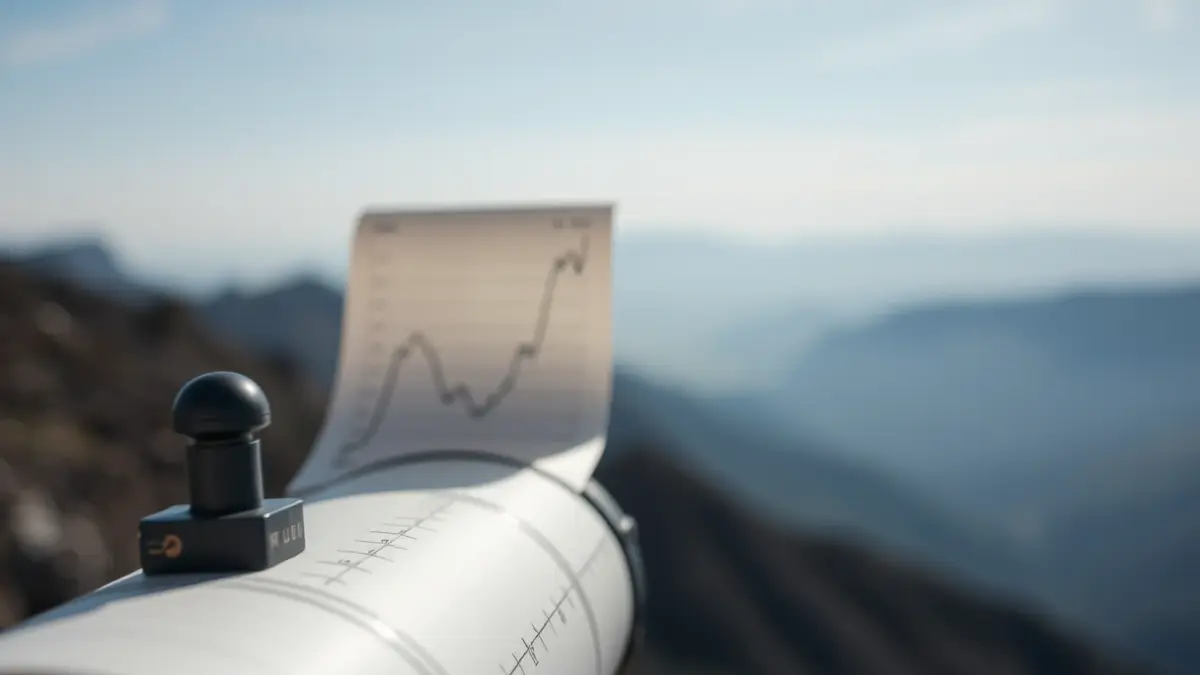 Imagen genérica de un sismógrafo registrando un movimiento sísmico.