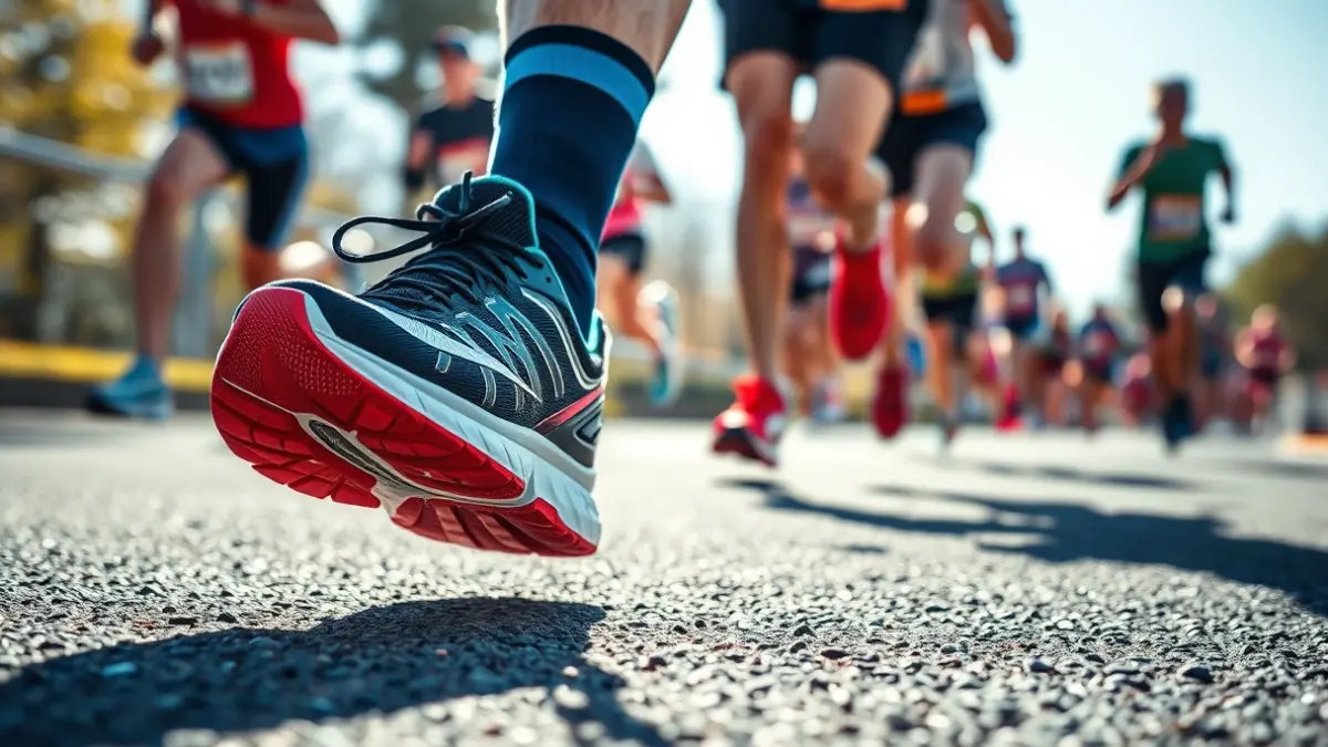 Generic image of a runner during a popular race.