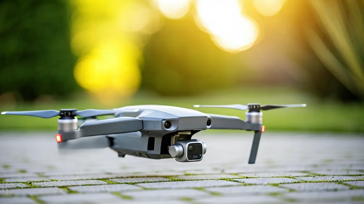 Generic image of a drone on a patio.