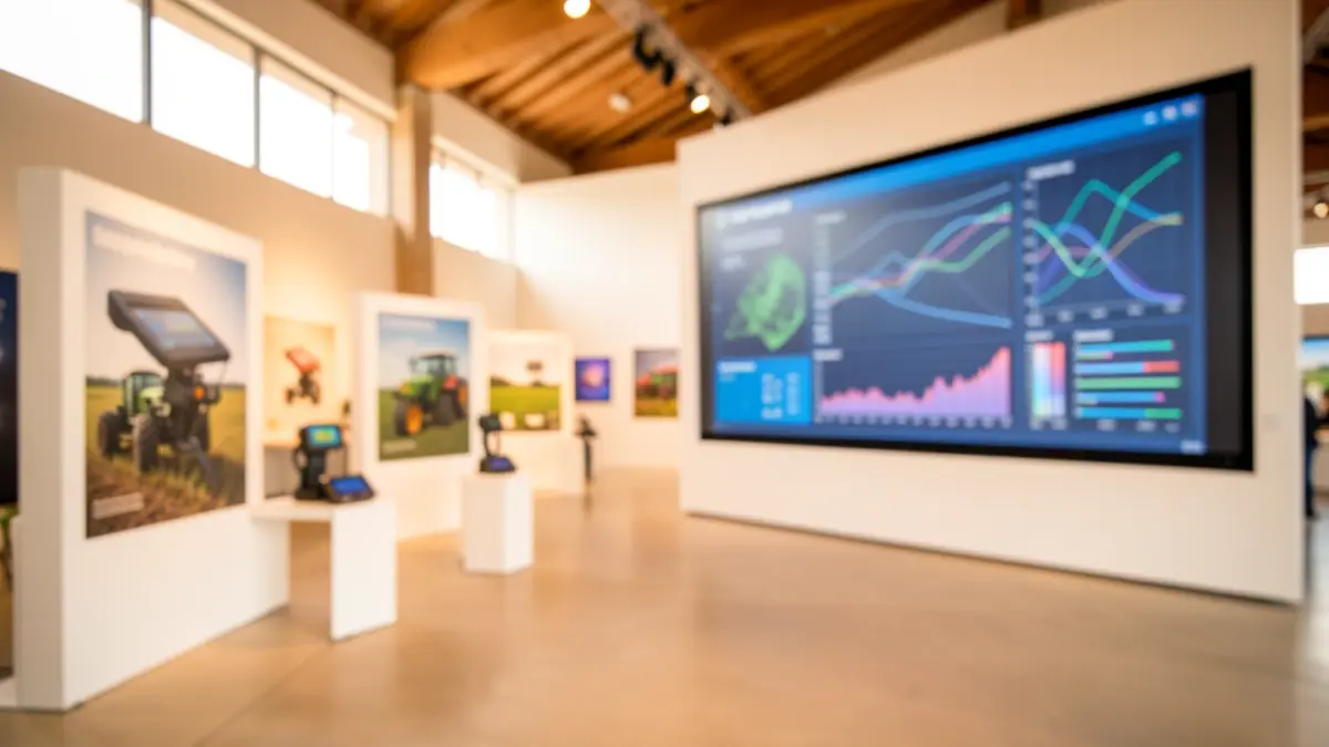Generic image of an agricultural technology exhibition hall in Andalucía.