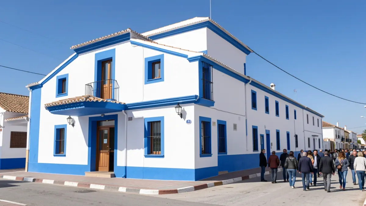 Imagen genérica del exterior de un centro de salud andaluz.