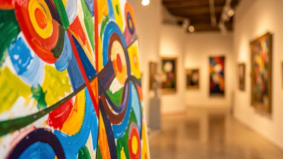 Generic image of an artwork displayed in a gallery.