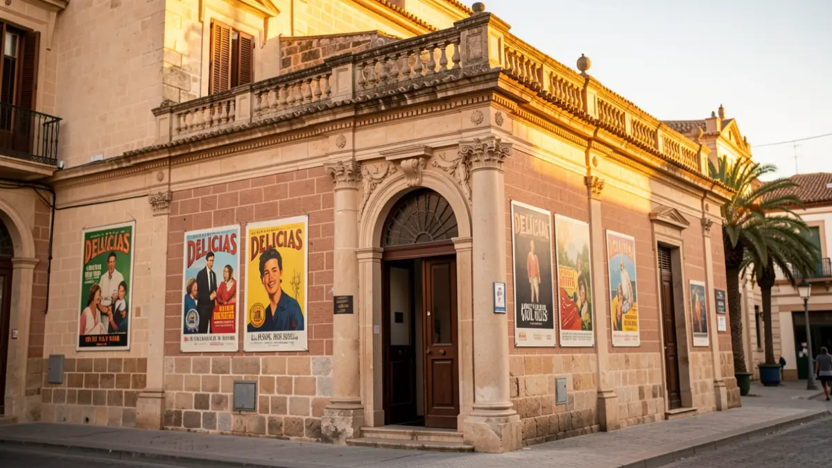 Fachada del cine de verano Delicias en Córdoba.