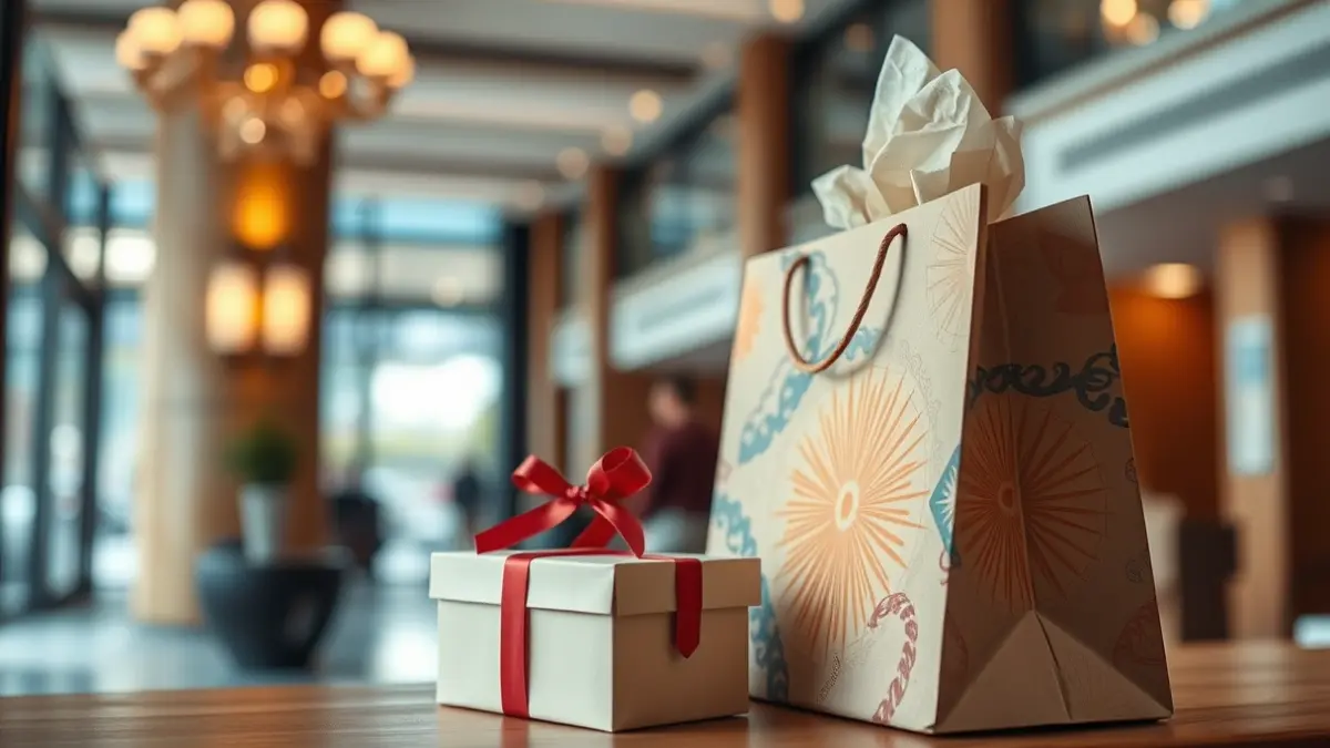 Imagen de una caja y una bolsa con diseño artístico, representando la iniciativa de Casa Kiki.